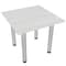Skutchi Designs 34 in W, 34 in L, 29 in H, Engineered Wood Top, White HAR-SQ-34-POST-WHCYPRESS - alternate 1